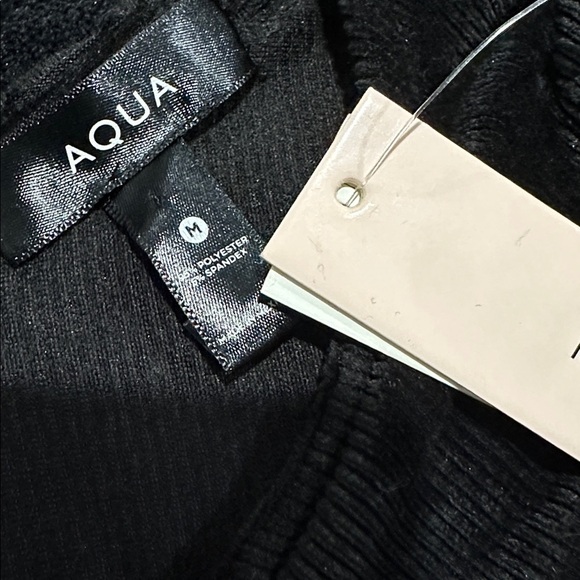 AQUA Ruched Long Sleeve, Bloomingdales, soft, comfortable polyester/ spande - Picture 5 of 7